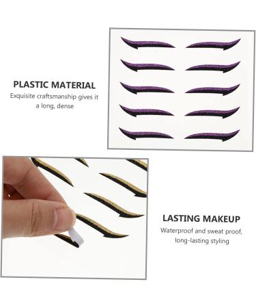 Didiseaon 120 Pairs Eyeliner Eye Skin Sticker Double Eyelid Stickers Eye Makeup Plastic Eyes Tool - Buy Online on SooperMarket.com