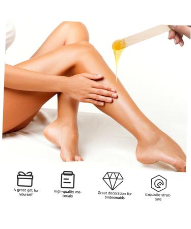 Angoily 800 Pcs Disposable Beauty Bar Spatula Scraper - Eco-Friendly Natural Birch for Face Care | International Shipping Available - Buy Online on SooperMarket.com