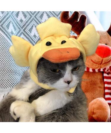 Cute Animal Headgear Hat for Cats & Dogs | Sweet Duck Costume with Wings - Perfect Pet Decoration - Buy Online on SooperMarket.com