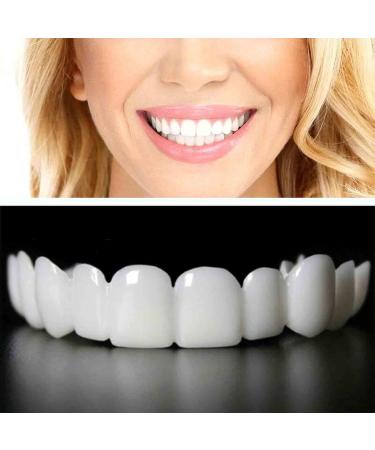 Buy Watsky Veneers: Instant Snap-On Dentures for Men & Women - Top & Bottom Silicone Prostheses 4PCs - Buy Online on SooperMarket.com