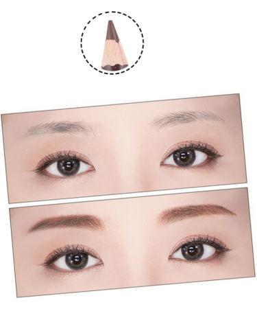 MUSISALY 2pcs Long Lasting Eyebrow Pencils Eye Brow Pencils for Women Leopard Eyebrow Brush for Women Wooden 1 count (Pack of 1) Brown - Buy Online on SooperMarket.com