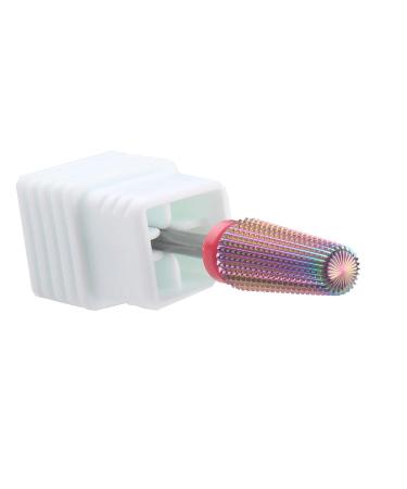 5 in 1 Carbide Nail Drill Bit for Acrylic/Gel Removal - Fine Multicolor - 3/32 Shank Efile Bit - Left/Right Handed - Two-Way Rotate - Buy Online on SooperMarket.com