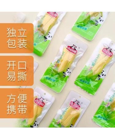 Small Corn bamboo shoots Small young corn 24g/bag hot and Spicy fresh crispy bamboo shoot crunchy tender corn vegetarian grain snack Spicy strips Latiao Chinese snack gift pack (Pickled Pepper 30bag) Pickled Pepper 30bag - Buy Online on SooperMarket.com