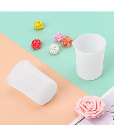 250ml Silicone Measuring Cups Set - Nonstick & Reusable for Epoxy Resin, Casting, Jewelry Making - Gartful 4 PCS - Buy Online on SooperMarket.com