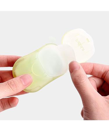 2 Packs (100 Sheets) Mini Portable Disposable Travel Paper Soap Sheets - Green Tea and Lavender Scented Hand Soap for Indoor, Outdoor, Travel, Camping, Hiking - Buy Online on SooperMarket.com