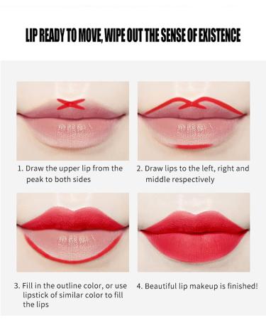 Petansy 5Pcs Double Head Matte Lipstick Set - Long Lasting & Waterproof Lip Liner and Lipstick Duo - Buy Online on SooperMarket.com