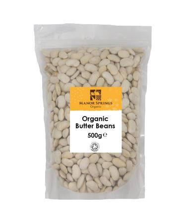 Organic Butter Beans 500g by Manor Springs Organic