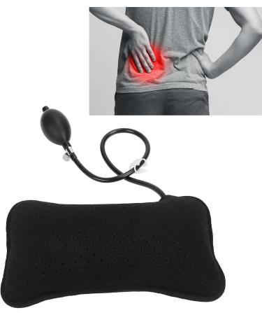 Inflatable Lumbar Support Washable Breathable Portable Inflatable Lumbar Cushion Pillow Lower Back Thin Firm - Buy Online on SooperMarket.com