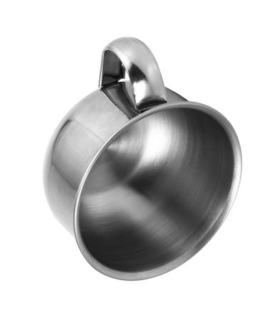 Premium Stainless Steel Shaving Soap Mug Bowl - Perfect Shaver & Razor Tool for Men - Buy Online on SooperMarket.com