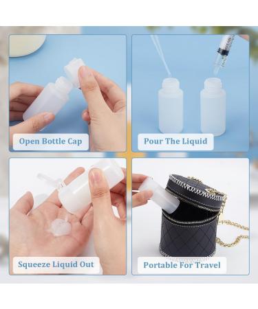 Benecreate 10 Pack 30ml Small Travel Bottles Refillable Plastic Cosmetic & Makeup Containers for International Shipping - Buy Online on SooperMarket.com