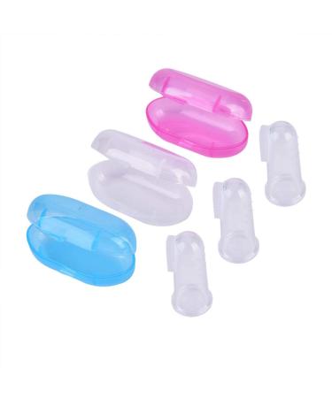 Baby Toothbrush Soft Baby Finger Toothbrush Silicone Tongue Brush Oral Cavity Cleaning Tool for Kids Babies