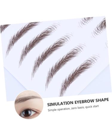 Housoutil 4pcs Eyebrow Stickers Stick on Eyebrows for Women Artificial Eyebrow Semi- Tools 6d - Buy Online on SooperMarket.com