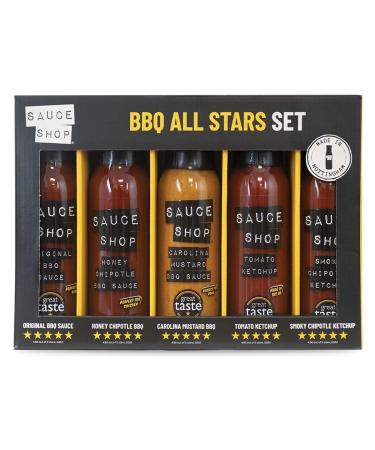 Sauce Shop BBQ All Stars Set. The ultimate BBQ gift. Made with natural ingredients. Single