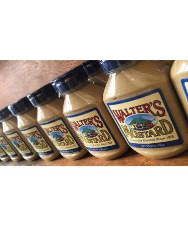 Walters Mustard 9 oz - All Natural Secret Blend of Mustard Seeds and Spices - Buy Online on SooperMarket.com