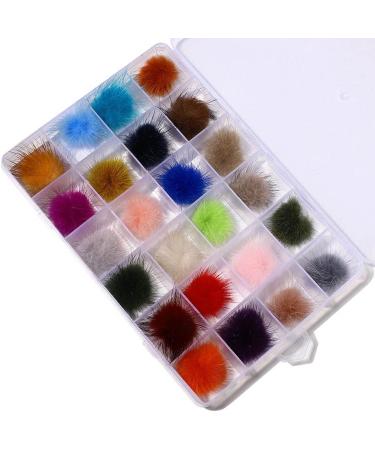 Nail Pom Ball 3D Detachable Nail Poms Charm Faux With Removable Base For Nail Art Design Nail Tip Decor Acrylic Nail Art Accessories Kit - Buy Online on SooperMarket.com