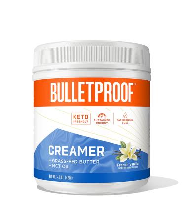 Bulletproof French Vanilla Creamer14.8 Ounces Keto Coffee Creamer with MCT Oil and Grass-Fed Butter