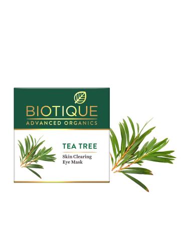 Biotique Tea Tree Skin Clearing Eye Mask 15g - Purifying Herbal Treatment - Buy Online on SooperMarket.com
