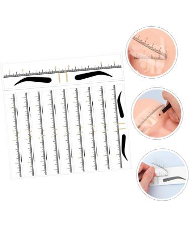 Gogogmee 10pcs Brow Makeup Supplies Eyebrow Stencils Older Women Eyebrow Kit Women Brow Shaping Stencil Pvc - Buy Online on SooperMarket.com