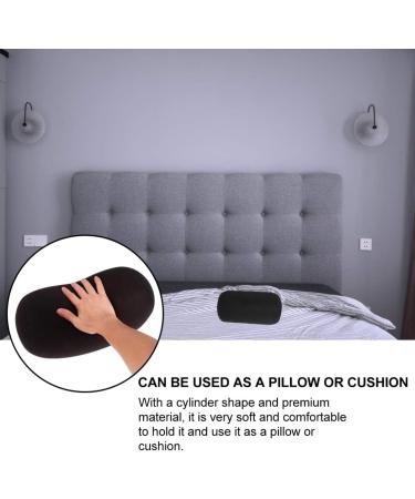 IMIKEYA 2pcs Foam Toy Gasket Stuffed Support Black Pillow Pillows Bolster Cylinder Comfortable - Buy Online on SooperMarket.com