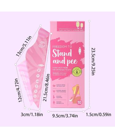 Standing Urinal for Women Paper Vertical Pee Funnel Waterproof - Leakproof Multifunctional Urinal Device Ergonomic Portable Urination Solution for Women Girls Pregnant - Buy Online on SooperMarket.com