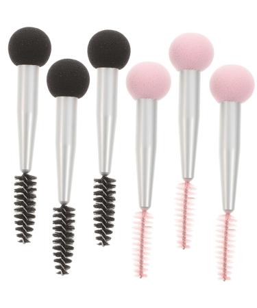 PLAFOPE 6pcs Sponge Makeup Brush Mushroom Makeup Sponge Beauty Sponge Brush Makeup Concealer Aluminum Tube