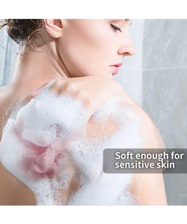 Bath Shower Sponge Loofahs Body Scrubber Mesh Pouf Ball Exfoliate Cleanse Soothe Skin 6 Pack - Buy Online on SooperMarket.com
