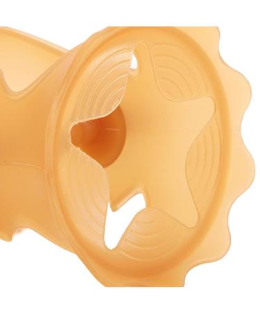 Wrist Hand Teether with 3 Realistic Pacifiers - Silicone Baby Teether for Safe Gum Relief (Brown) - Buy Online on SooperMarket.com