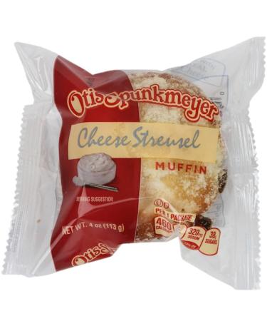 Otis Spunkmeyer Cheese Streusel Muffins - 4 oz Each, Individually Wrapped, Pack of 12 - Buy Online on SooperMarket.com
