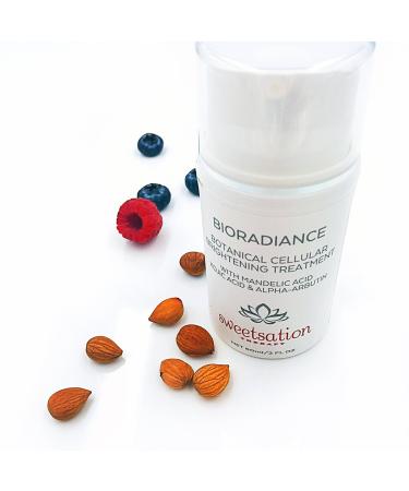 BioRadiance Botanical Cellular Brightening Treatment | Mandelic Acid Kojic Acid & Alpha-Arbutin - 60ml | Shop Internationally - Buy Online on SooperMarket.com