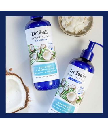 Buy Dr Teal's Coconut & Essential Oils Conditioner - 16 Fl Oz | International Shipping Available - Buy Online on SooperMarket.com