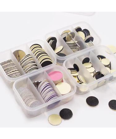 FIOERDTUIE Manicure Pedicure Disc For Shaping Nails Moisture-proof Lid Dustproof And Moisture-proof ABS Nails Accessories And Tools 25mm Style 2 - Buy Online on SooperMarket.com