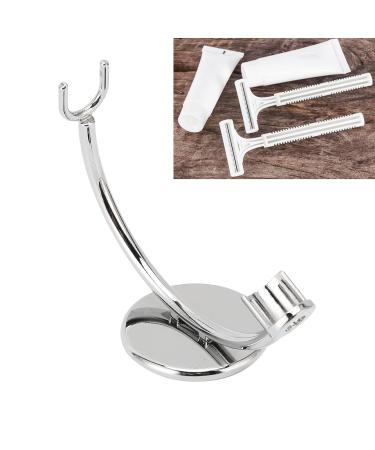 Ankroyu Stainless Steel Razor Holder & Shaving Brush Stand - Universal Safety Support for Razors & Brushes - Buy Online on SooperMarket.com