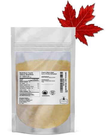 Pure Organic Maple Sugar (175gr) Canadian Made | Pure Natural Organic Tristan Foods (Grind - Fine Granulated) - Buy Online on SooperMarket.com