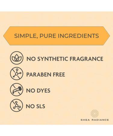 Shea Radiance African Black Soap Body Wash for Dry Skin, Eczema, Rashes, and Blemishes - Unscented (16 oz) - Buy Online on SooperMarket.com