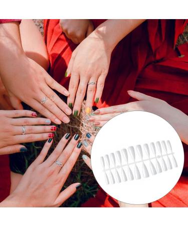 Dajidafu 1 Set Almond Press on Nails Artificial Fingernails Water Drop Style Pointed Art Decals DIY Beauty Tool Decorations - Buy Online on SooperMarket.com