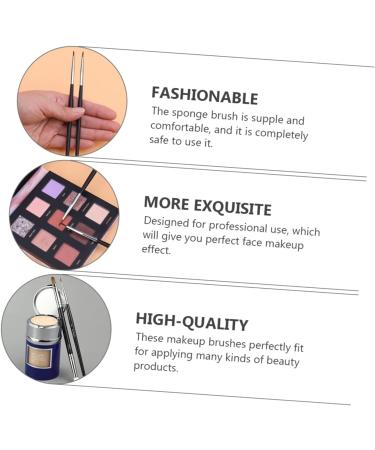 Baluue 1 Set Concealer Brush Makeup Brushe Eyeshadow Brush Makeup Handle Brush Lip Black Man-made Fiber - Buy Online on SooperMarket.com