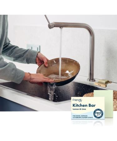 Natural Lemon & Lime Kitchen Soap Bar - Eco-Friendly 3.35 oz | Order Internationally - Buy Online on SooperMarket.com