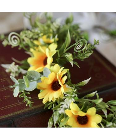 JSGHGDF Flower Headbands Women Bride Flower For Wedding Party Supply Garlands Wreath Headbands White - Buy Online on SooperMarket.com