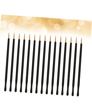 MAGICLULU 50pcs Eyeliner T Tool Eye Liner Brush White Eye Liner Eye Makeup Tools Soft Head Eye Shadow Brush 10X0.5cm Orange - Buy Online on SooperMarket.com
