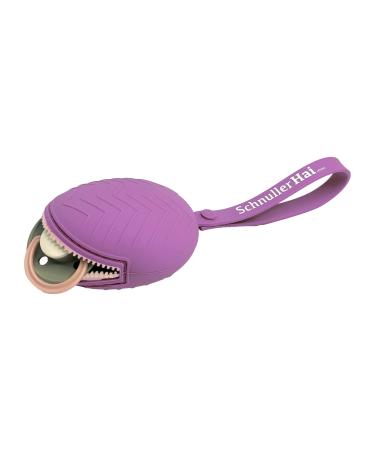 SchnullerHai Pink pacifier bag practical for storing 2 pacifiers pacifier box with flexible fastening