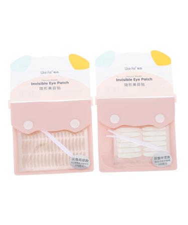 Mikinona 2 Lace Double Eyelid Sticker Invisible Double Eyelid Tape Double Side Tape Two Sided Tape Eye Shaping Makeup Supplies Natural Eyelid Patch Beauty Supplies The Pet Single Sided Tool 8x6.5cm As Shown 1