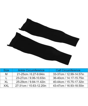 Buy Sonew Compression Stockings - Toeless Long Leg Cuffs for Men & Women | Non-Slip Travel Socks for Sports & Hiking (XXL) - International Shipping - Buy Online on SooperMarket.com