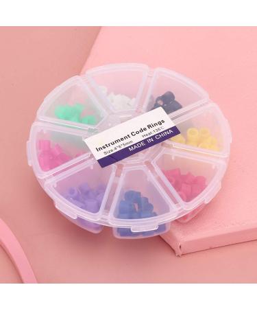 Color Code Rings Light Hygienist Silicone Instrument 4. X. 6. X. 5mm Made of Silica Gel 160pcs