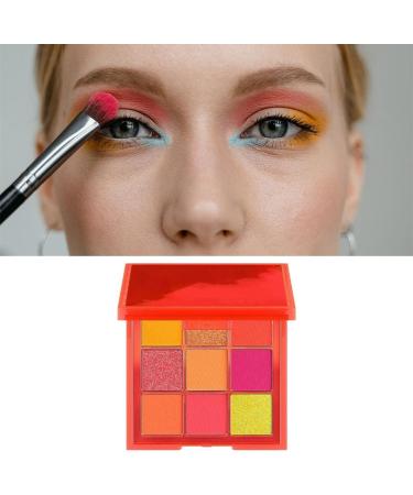 Jojomis 9 Colors Eyeshadow Palette Soft Professional Highly Pigmented Blendable Bright Compact Matte Shimmer Metallic Eye Makeup for Women Ladies Cosmetics - Buy Online on SooperMarket.com