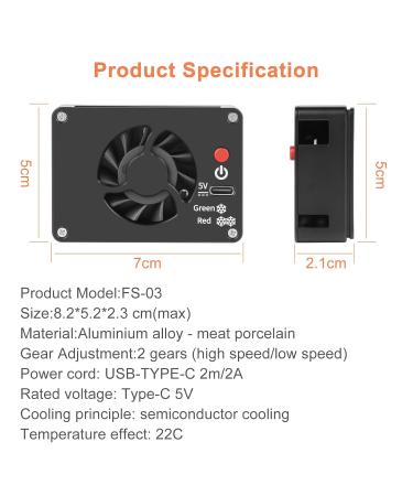 Shentec Camera Fan for ZV-E1 ZV-1F ZV-1 & ZV-E10L - Optimize Cooling for Your Sony Camera - Buy Online on SooperMarket.com