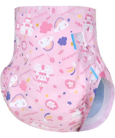 Buy Landofgenie Printed Adult Diapers - Overnight Comfort | Big Size (36-46) | 10 Pieces - Buy Online on SooperMarket.com
