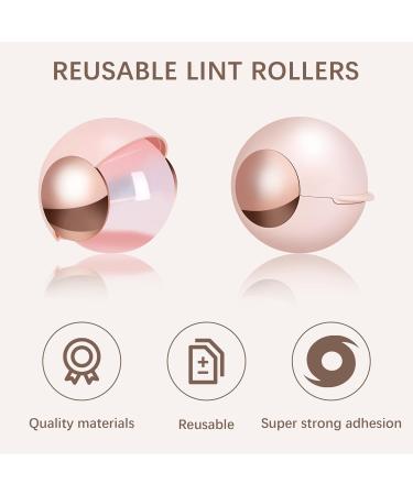 Washable & Reusable Lint Roller Ball - Portable Pet Hair Removal Tool for Clothing & Furniture - Pink - Buy Online on SooperMarket.com