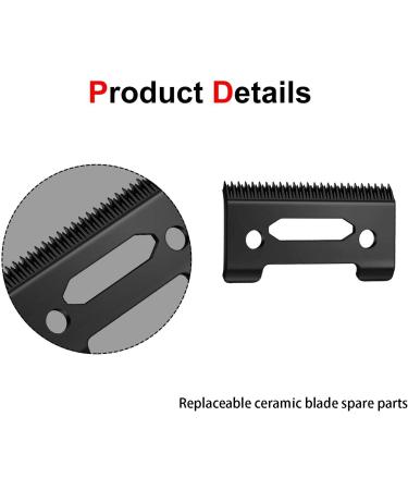 6 Pcs Ceramic Blade Ceramic Replacement Cutter 28 Teeth Ceramic Clipper Blade Replacement Cutter 2- Clipper Black - Buy Online on SooperMarket.com
