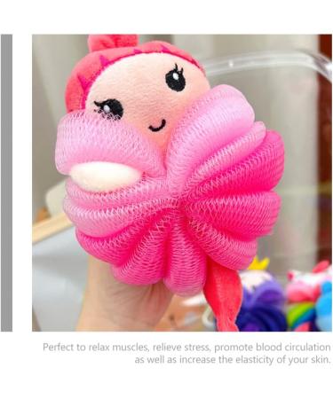 Kisangel Bath Cleaning Scrubbers - 2pcs Cute Baby Bath Balls & Exfoliating Tools for Kids - Buy Online on SooperMarket.com