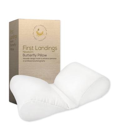 First Landings Newborn Posing Pillows - Photography Props for Baby Boy or Girl Photoshoots - Butterfly Wedge Posing Pillow Butterfly Pillow